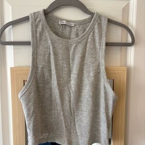 Zara Cropped Tank Top